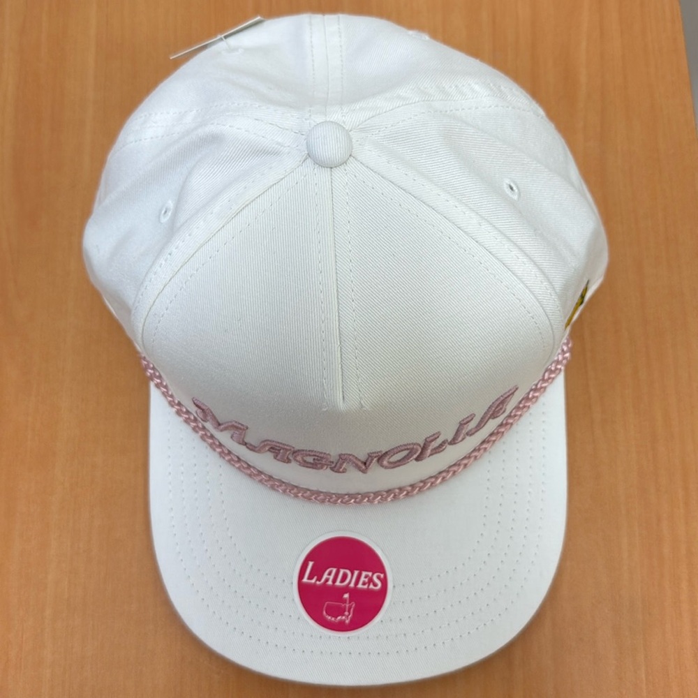 Masters Tournament Ladies White MAGNOLIA Embroidered Rope Hat!!🔥🔥🔥 - Picture 6 of 16